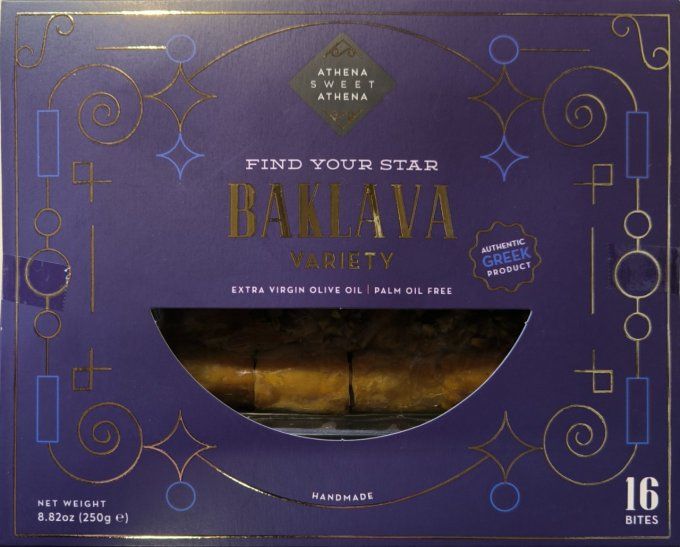 Coffret cadeau Assortiment Baklava Grec 250Gr Artisanale