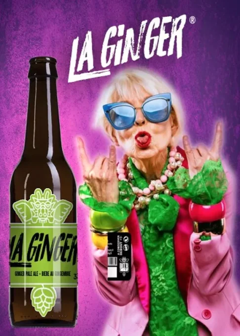 BIERE LA GINGER 4° GINGER ALE - Elle te rend thug !