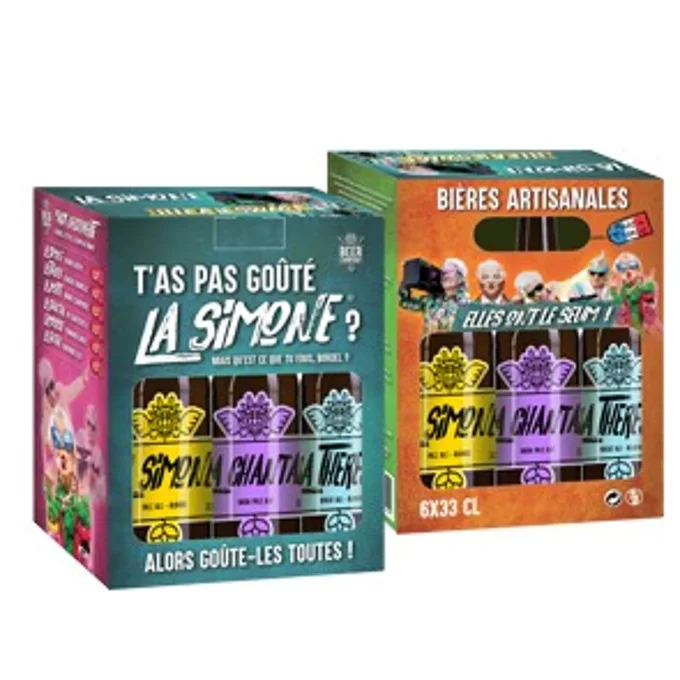 Bière Superpack de 6 - Gamme complète La simone, La Thèrése, La Chantal, La Josette, La ginger et l'